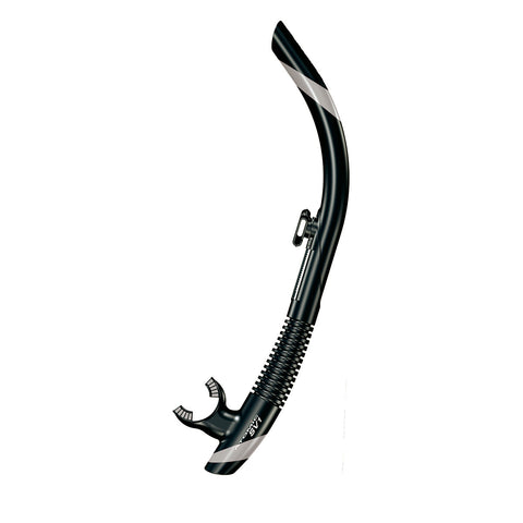 Atomic Aquatics SV1 Flex Snorkel Black/Silver