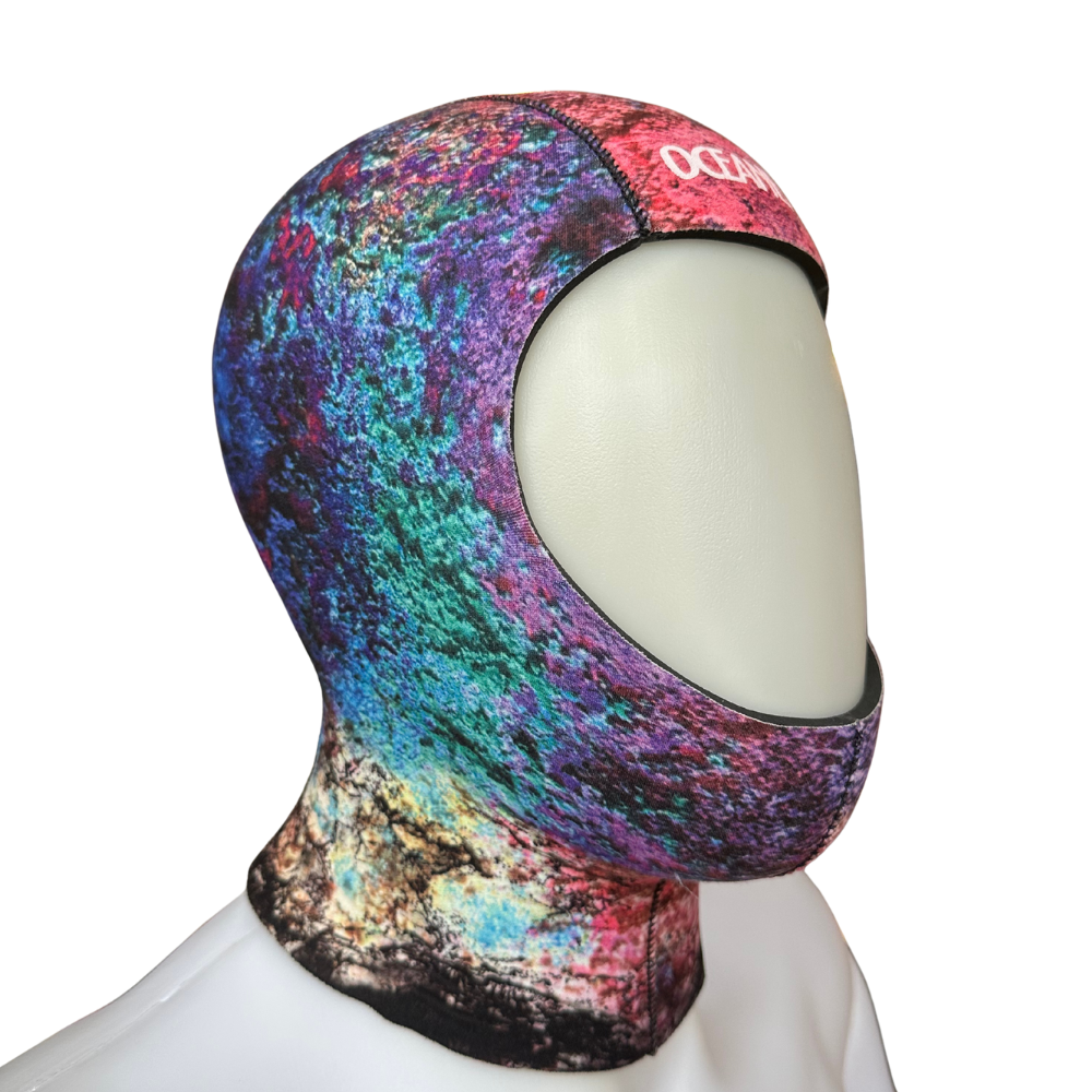 Oceaner 8mm Chromaprint Custom Yamamoto Drysuit Hood | Diving Sports Canada | Vancouver