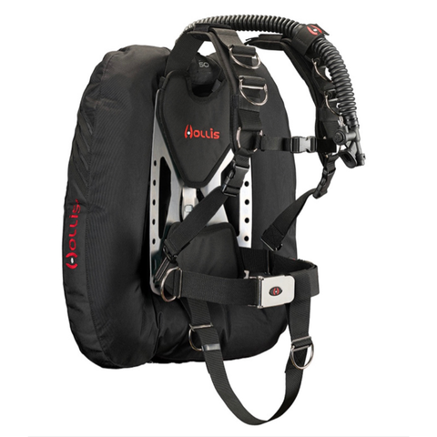 Hollis Crib Custom BCD Double Tank DT 50 Lb With Elite 2 Harness | Diving Sports Canada | Vancouver