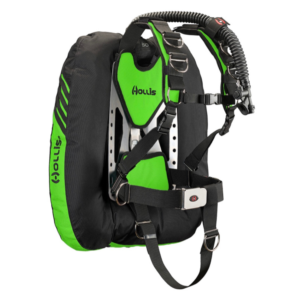 Hollis Crib Custom BCD Double Tank DT 45 Lb Dual With Elite 2 Harness | Diving Sports Canada | Vancouver