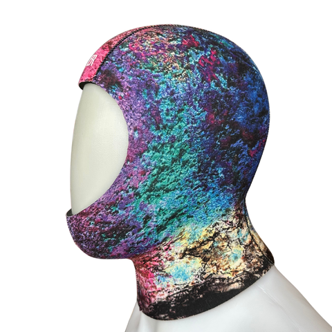 Oceaner 8mm Candy Grunge Yamamoto Drysuit Hood | Diving Sports Canada | Vancouver