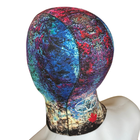 Oceaner 8mm Candy Grunge Yamamoto Drysuit Hood | Diving Sports Canada | Vancouver