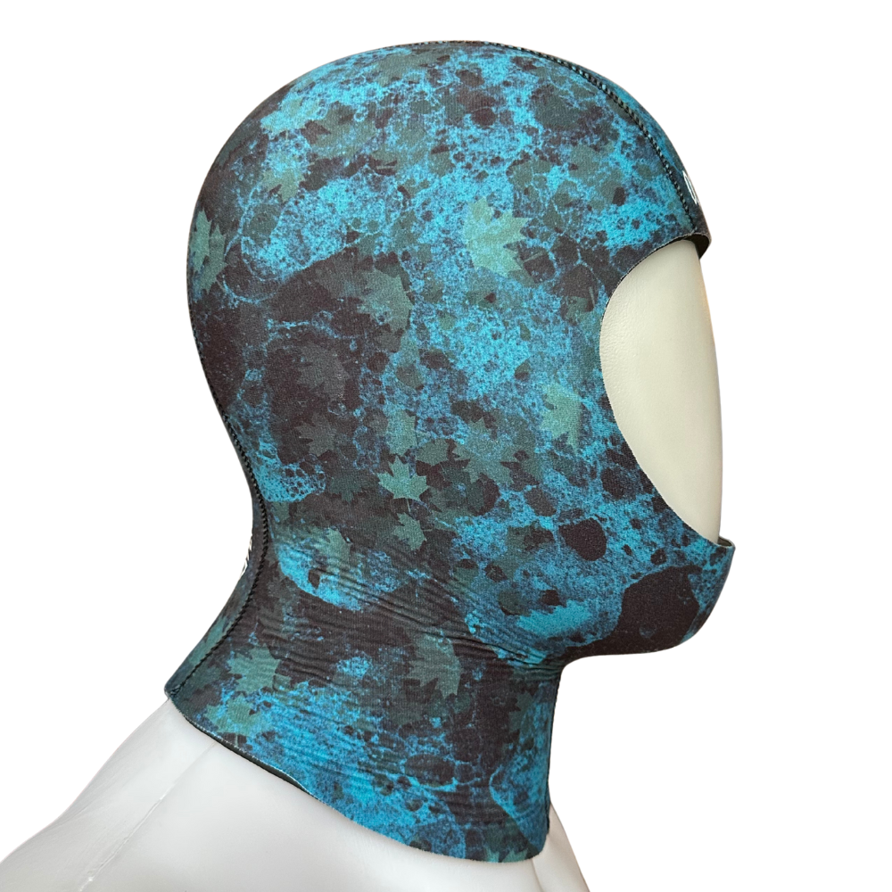 Oceaner 8mm Canadian Maple Camo Yamamoto Drysuit Hood | Diving Sports Canada | Vancouver
