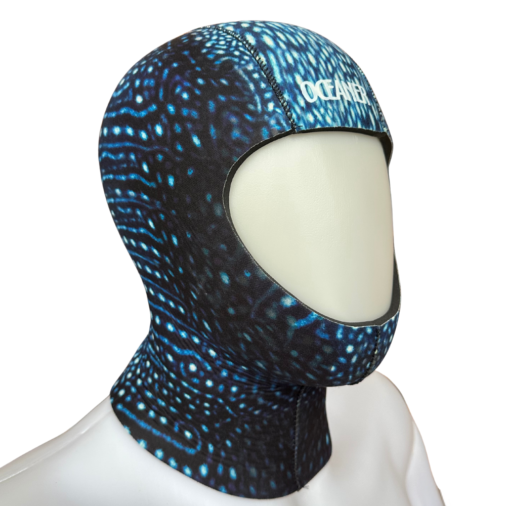 Oceaner 8mm Whale Shark Yamamoto Drysuit Hood | Diving Sports Canada | Vancouver