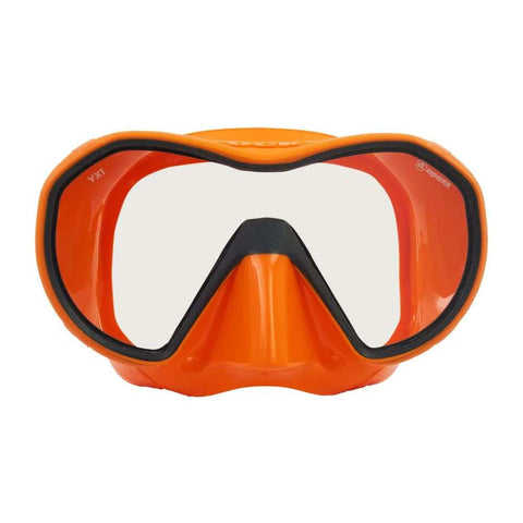 Apeks VX1 Clear Lens Dive Mask Orange | Diving Sports Canada | Vancouver