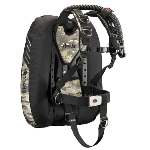 Hollis Crib Custom BCD Double Tank DT 50 Lb With Elite 2 Harness | Diving Sports Canada | Vancouver