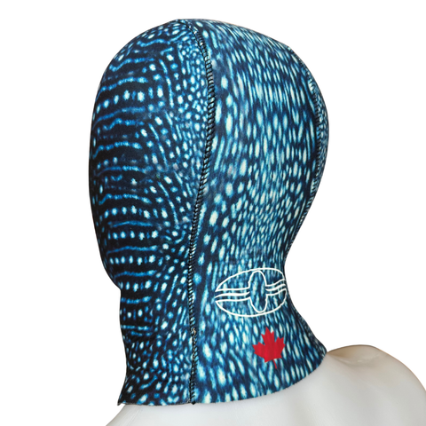 Oceaner 8mm Whale Shark Yamamoto Drysuit Hood | Diving Sports Canada | Vancouver