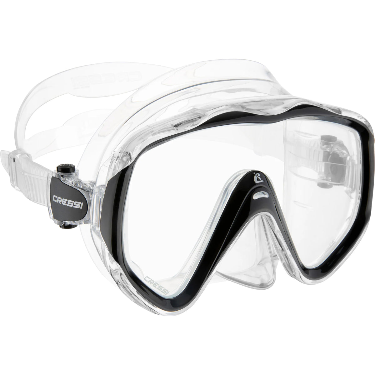 Cressi Liberty Dive Mask Clear/Black | Diving Sports Canada | Vancouver