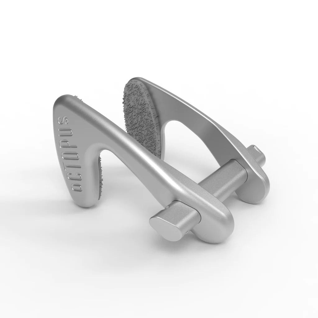 Octopus Freediving Aluminum Nose Clip Light Grey