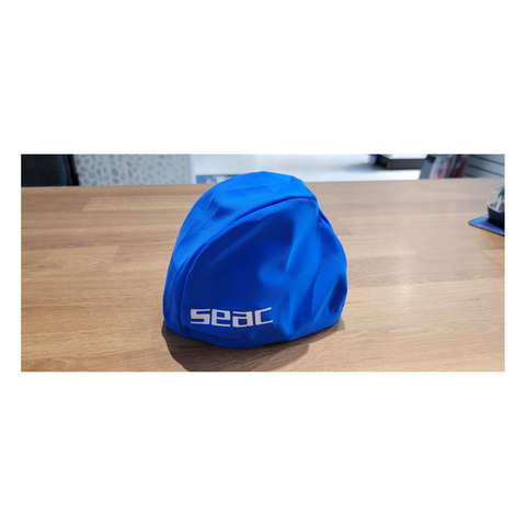 Used Seac Lycra Swim Cap Youth Blue | Diving Sports Canada | Vancouver