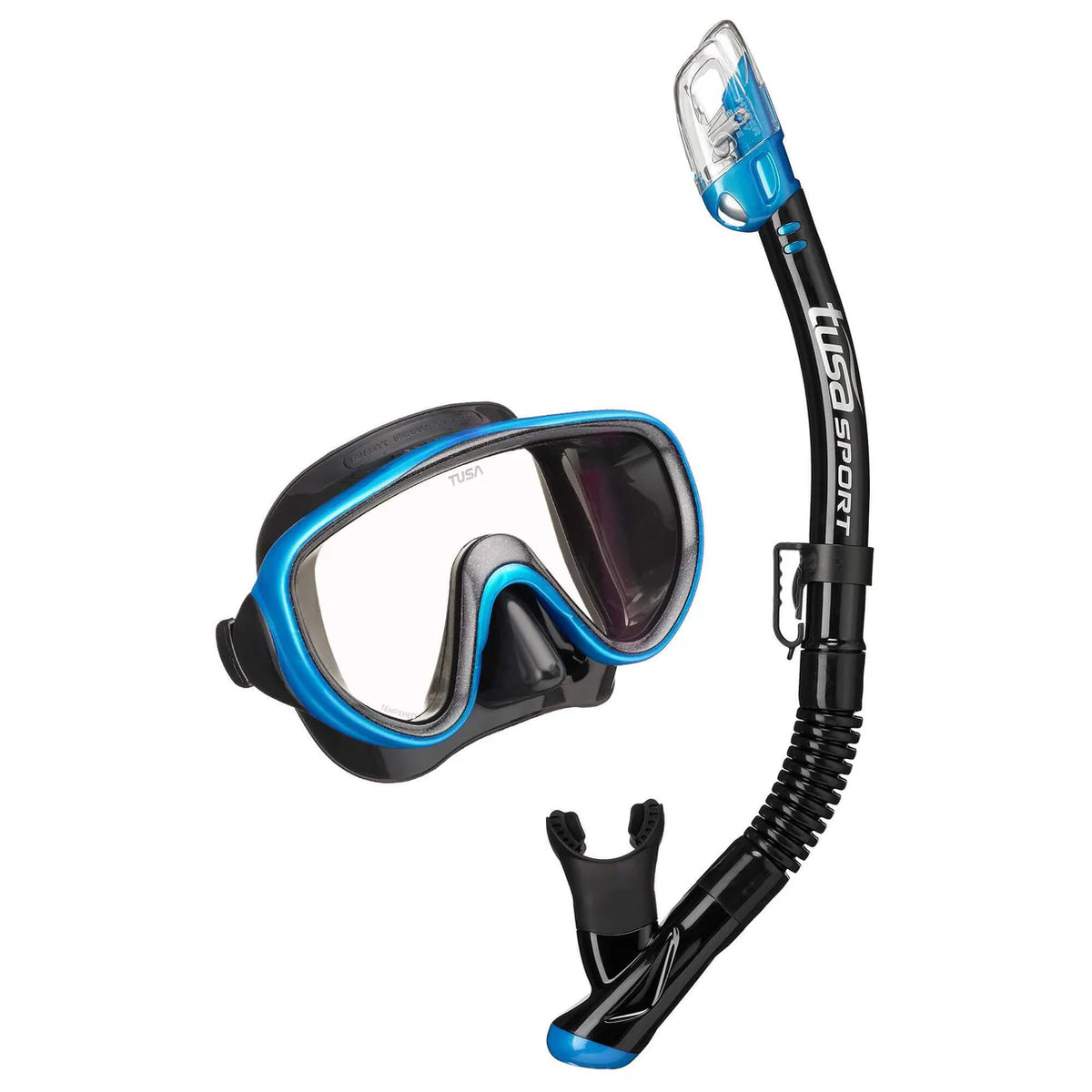 Tusa Serene Sport Mask and Snorkel Combo Fishtail Blue | Diving Sports Canada | Vancouver