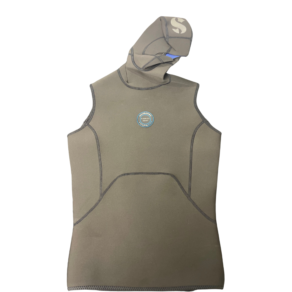 Scubapro 2mm Everflex Yulex Dive Hooded Vest Used Size XS | Diving Sports Canada | Vancouver