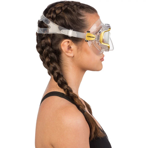 Cressi Liberty Quattro Panoramic Clear/Graphite | Diving Sports Canada | Vancouver