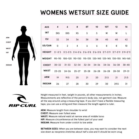 Rip Curl Women's Dawn Patrol 4/3 Back Zip | Diving Sports Canada | Vancouver