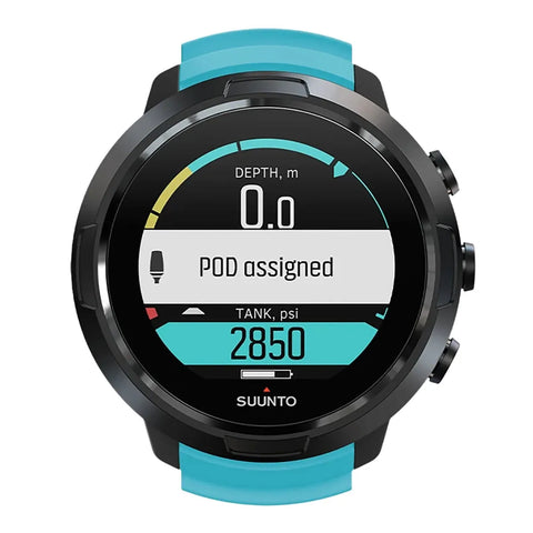 Suunto D5 Wrist Computer with USB Cable Aqua Blue | Diving Sports Canada | Vancouver