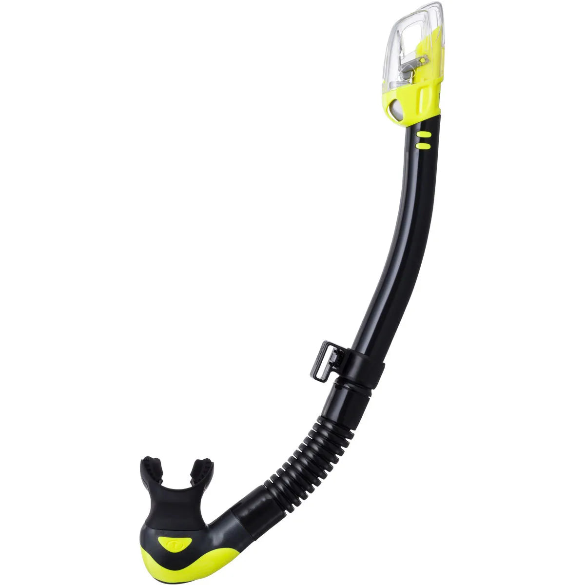 TUSA Hyperdry Elite II Snorkel Black/Yellow | Diving Sports Canada | Vancouver